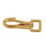 Square Eye Brass Swivel Eye Snap Hook Soild Brass Fixed Eye Snap Hook