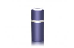 China Custom Double Walled 15ml 30ml 50ml Plastic Round Rotary Airless Bottle supplier