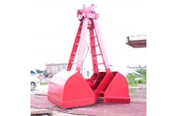 China Lifting Bulk 25t Ouco Crane Grab Bucket 2 Peels Clamshell Mechanical supplier