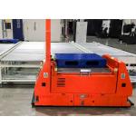 Customized Heavy Load Laser Guided Roller Conveyor AGV Vehicle With Roller Platform for sale