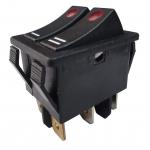 R5 Double Row Button Switch, 32*25mm, 16A 250V, 20A 125V, PA66 Housing, With/Without Lamp for sale