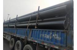 China 6m 12m ERW Steel Pipes And Tubes Round For Construction Structure supplier