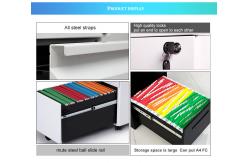 China Vertical A4 FC Folder Four Drawers Steel File Cabinet supplier