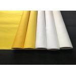 100% Polyester Silk Screen Mesh Roll , 25 Micron Screen Roll Low Elasticity