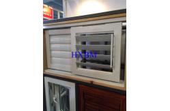 China 100mm Depth Aluminum Casement Windows 2.28pvb 27A Anodized supplier