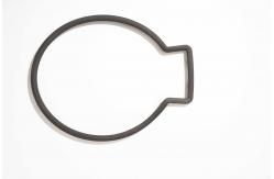 China Custom Silicone Rubber Gasket Seal Ring Large Size Special Shaped supplier