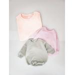 French Terry Toddler 100% Cotton Long Sleeve Tee Shirt With 4 Colors for sale
