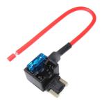 Low Profile Piggy Back Mini Blade Fuse Holder PA66 ATT Dual Circuits 24V