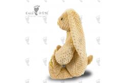 China 36 X 64cm Soft Plush Toy Eco Friendly Eastern Yellow Bunny Soft Toy supplier