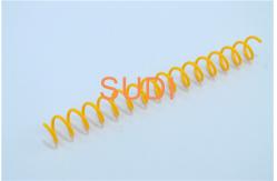 China PET binding coil SGS 0.09 Spiral Binding Plastic Coils supplier