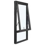 Modern Powder Coated Aluminum Awning Window With Hurricane Impact Glazing for sale