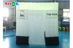 China SGS Inflatable Photo Booth Tent 360 Degree Photo Video Booth With LED Light supplier