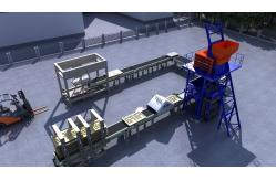 China Automatic Concrete Dosing Machine 12.7KW Artificial Stone Production Line supplier