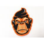 Recycled Animal Logo Hat Patches Eco Friendly Felt Background 7.5cmX5cm for sale