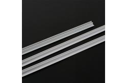 China Extruded Plastic PVC Decorative Strip Profile White supplier