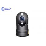 Small Size Thermal PTZ Camera , Outdoor PTZ Thermal IP Camera Dome IR Uncooled for sale