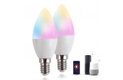 China E14 E26 Tuya Smart Light Bulb Voice Control WiFi Bluetooth supplier