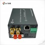 12G SDI Fiber Extender With 10/100/1000Mbps Ethernet  2 Channels Backward RS485 for sale