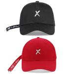 100% Cotton Women Sports Dad Hats With Long Strap Custom Embroidered