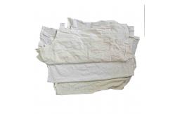 China Strong Absorbency 100kg/Bale 30cm White T Shirt Rags supplier