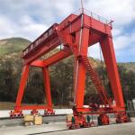 Container Harbor Freight Marble Winch Double Girder Gantry Crane 40t 50t 80t for sale