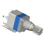 Metal Shaft Sealed Rotary Potentiometer With Switch Single Unit RV9312NS for sale