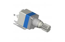 China Metal Shaft Sealed Rotary Potentiometer With Switch Single Unit RV9312NS supplier