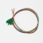 12 Core Bundled Pigtail Fiber Optic Cable LC/APC Singlemode Good Flexibility And Bending Resistance for sale