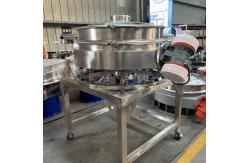 China Stainless Steel Straight-line Vibrating Screen Machine For Industrial And Food Fields supplier