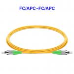 Single Mode Simplex OS2 Optical Fiber Patch Cord 45KG Tensile Strength for sale