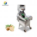 Chicory Revolving Door Cabbage Slicing Machine , Crosscut Knife Cabbage Chopping Machine for sale