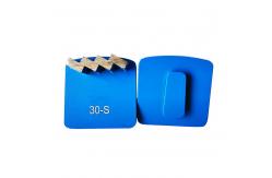 China Aggressive ZIGZAG Segments  Redi Lock Diamond Grinding Shoes for Husqvarna supplier