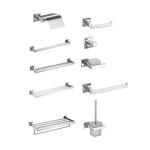 ODM OEM Stainless Steel Hardware Bathroom Accessories Set Polished for sale