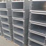 Rectangular Molded Cable Tray 50mm For Customizable Cable Solutions Electric Cable Trunking for sale