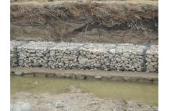 China 6X2X0.17m Hot Dipped Galvanized Wire Mesh Gabion Steel Gabion Cages supplier