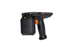 China UHF RFID Handheld Reader with CCD Screen Barcode Scanner and Optional Front Camera supplier