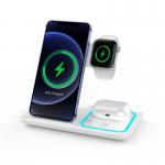 Foldable 15W Fast Wireless Charging Stand For Apple Watch Airpods for sale