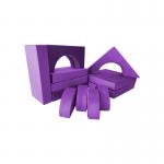 Various Fun Shapes Waterproof Velvet Fabric Foam Play Couch Set 15KG