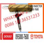 injector nozzle 23670-0R160 095000-7600 injector for Toyota 2AD-FTV Avensis common rail injector 23670-0R160 095000-7600 for sale