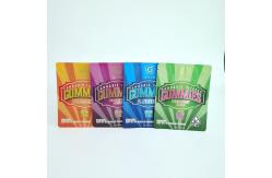 China Digital Printing Three Side Sealed Pouches Customized Flat Bags with Zipper supplier