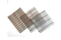 China Copper Architectural Wire Mesh , Cable Rod Weave Architectural Metal Screen supplier