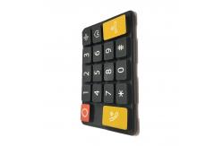 China Custom Fully Sealed Silicone Rubber Keypad For Entrance Guard supplier