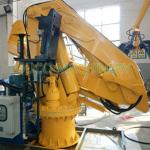 Overload 1.5t 10m Marine Knuckle Boom Crane For Bulk Material Handling for sale