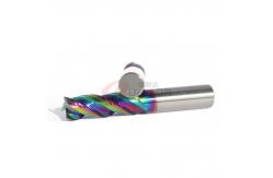China High Efficiency 3 Flutes Aluminium End Mill DLC Coating Big Capacity 12mm supplier