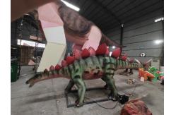 China Artificial Stegosaurus Customized Realistic Dinosaur Animatronic Model Remote Control supplier