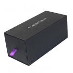 Recyclable Black Drawer Packaging Box Black Kraft Paper Gift Boxes Customized for sale