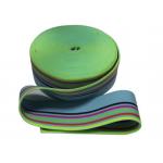 Colored Woven Striped Elastic Stretch Belt For Women for sale
