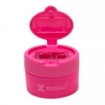 Cute Novelty Children Double Hole Pencil Sharpener Pink Box for sale