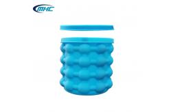 China Collapsible Silicone Ice Mold Ice Cube Maker Ice Bucket Eco Friendly supplier