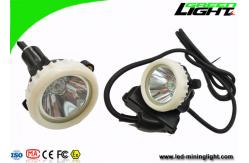 China Rechargeable Coal Miner Hard Hat Light 10000lux High Beam 22hrs IP67 Waterproof supplier